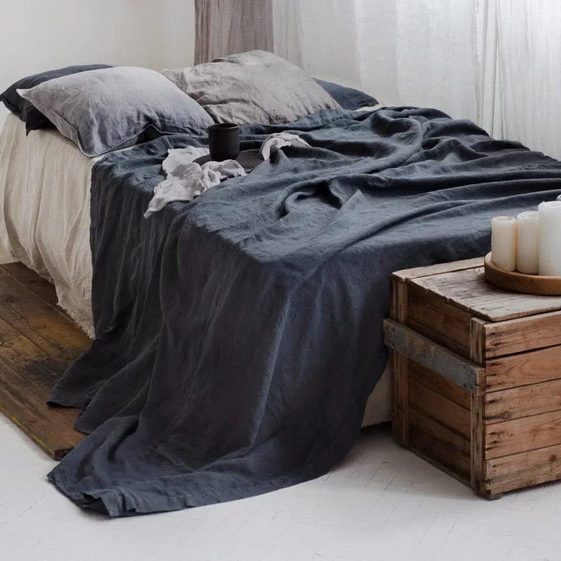 Breathable Linen Bed Sheet for All Seasons | Alex 3