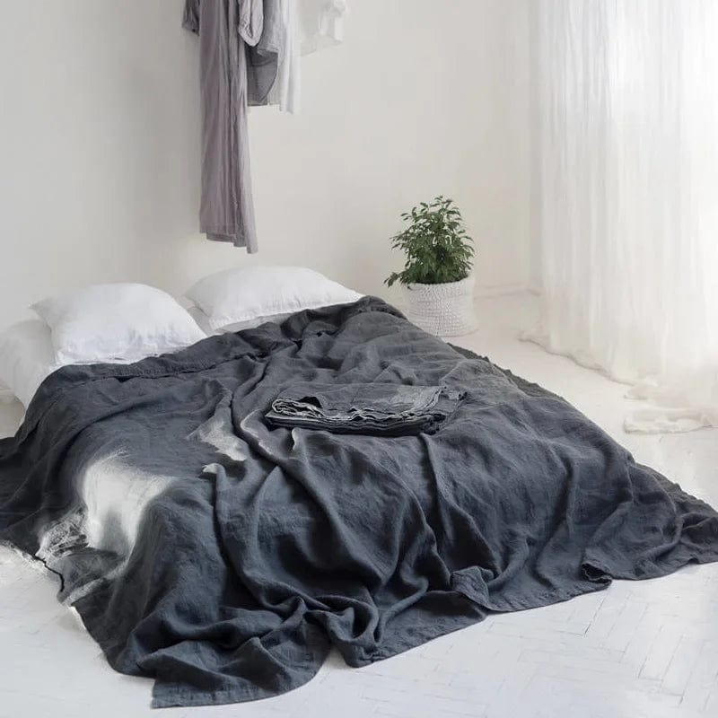 Breathable Linen Bed Sheet for All Seasons | Alex 4