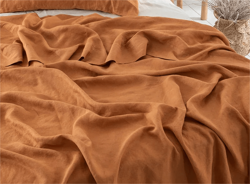Breathable Linen Bed Sheet for All Seasons | Alex 5