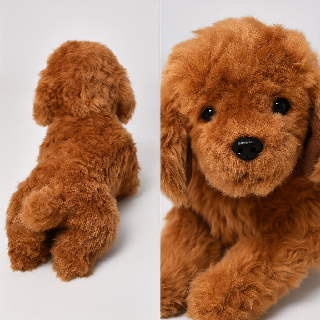 Cuddly interactive plush toy for children, teddy bear puppy made of soft polyester 3