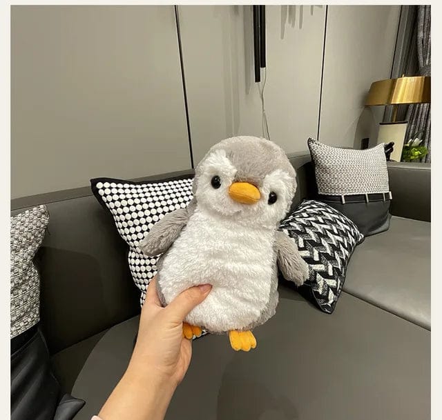 Fluffy penguin plush toy for children, soft, high-quality toy 0