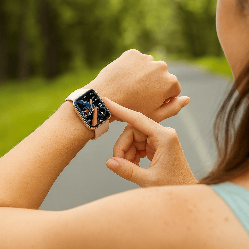 Innovative unisex smartwatch with non-invasive glucose monitoring and fitness tracking 1