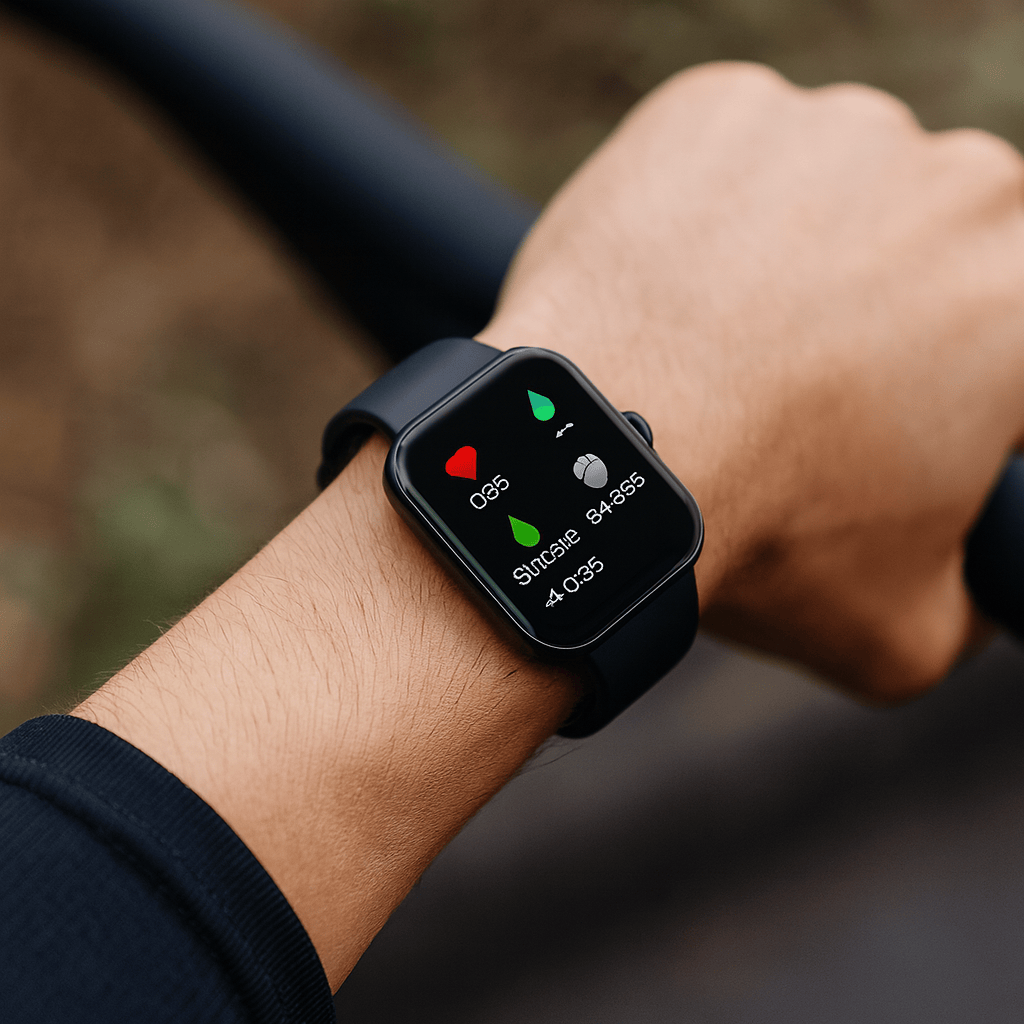 Innovative unisex smartwatch with non-invasive glucose monitoring and fitness tracking 2