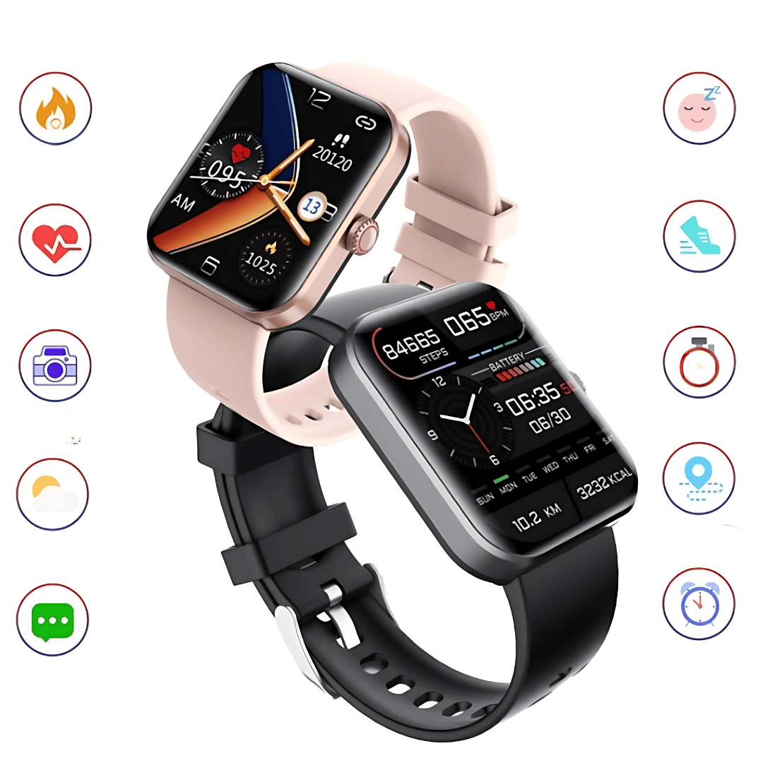 Innovative unisex smartwatch with non-invasive glucose monitoring and fitness tracking 5