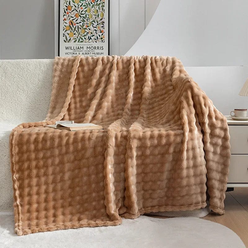 Soft fleece blanket for unisex, warm, breathable, modern, 150x200 cm 2