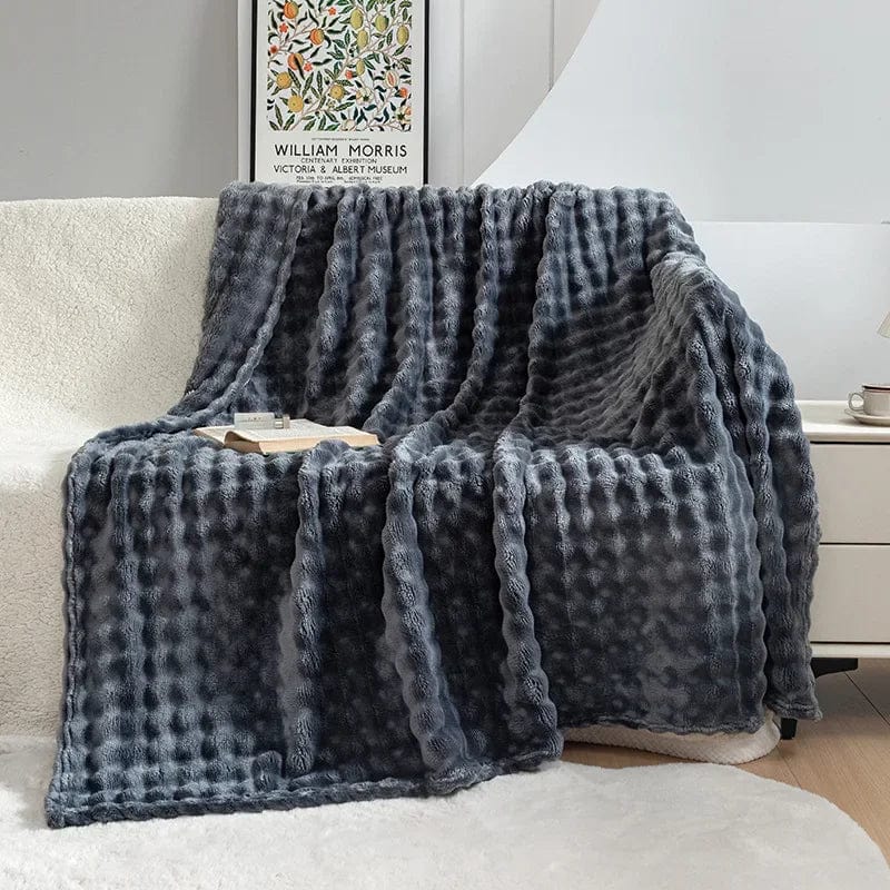 Soft fleece blanket for unisex, warm, breathable, modern, 150x200 cm 3